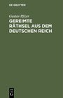 Buchcover Gereimte Räthsel aus dem Deutschen Reich