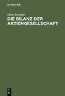 Buchcover Die Bilanz der Aktiengesellschaft