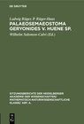 Buchcover Palaeosemaeostoma geryonides v. Huene sp.