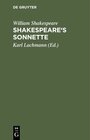 Buchcover Shakespeare's Sonnette
