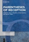 Buchcover Parentheses of Reception