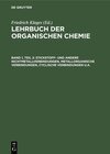 Buchcover Lehrbuch der organischen Chemie. Systematische organische Chemie / Stickstoff- und andere Nichtmetallverbindungen, metal