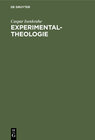 Buchcover Experimental-Theologie