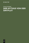 Buchcover Der Mythus von der Sintflut
