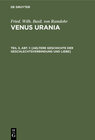 Buchcover Fried. Wilh. Basil. von Ramdohr: Venus Urania / [Aeltere Geschichte der Geschlechtsverbindung und Liebe]
