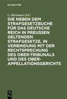 Buchcover Die neben dem Strafgesetzbuche für das Deutsche Reich in Preußen geltenden Strafgesetze, in Verbindung mit der Rechtspre