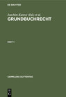 Buchcover Grundbuchrecht