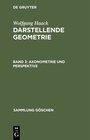 Buchcover Wolfgang Haack: Darstellende Geometrie / Axonometrie und Perspektive