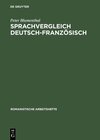 Buchcover Sprachvergleich Deutsch-Französisch