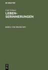 Buchcover Carl Schurz: Lebenserinnerungen / Von 1852 bis 1870