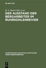 Buchcover Der Ausstand der Bergarbeiter im Ruhrkohlenrevier