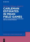 Buchcover Carleman Estimates in Mean Field Games