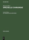Buchcover Hienrich Klose: Spezielle Chirurgie / Narkose und Anästhesie