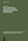 Buchcover Die zentralkarolinische Sprache