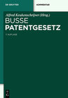 Buchcover Patentgesetz