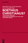 Buchcover Boethius Christianus?