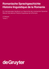 Buchcover Romanische Sprachgeschichte / Histoire linguistique de la Romania / Romanische Sprachgeschichte / Histoire linguistique 