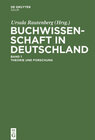 Buchcover Buchwissenschaft in Deutschland