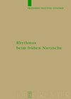 Buchcover Rhythmus beim frühen Nietzsche