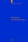 Buchcover Begründen und Rechtfertigen