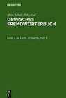 Buchcover Deutsches Fremdwörterbuch / da capo - Dynastie