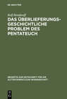 Buchcover Das überlieferungsgeschichtliche Problem des Pentateuch