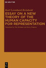 Buchcover Essay on a New Theory of the Human Capacity for Representation