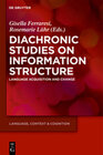 Buchcover Diachronic Studies on Information Structure