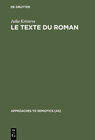 Buchcover Le Texte du Roman