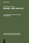 Buchcover John Pairman Brown: Israel and Hellas / Sacred Institutions with Roman Counterparts