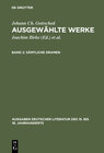 Buchcover Johann Ch. Gottsched: Ausgewählte Werke / Sämtliche Dramen