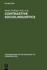 Buchcover Contrastive Sociolinguistics