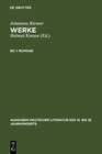 Buchcover Johannes Riemer: Werke / Romane