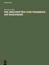 Buchcover Die Inschriften von Magnesia am Maeander