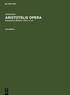 Buchcover Aristoteles: Aristotelis Opera / Aristoteles: Aristotelis Opera. Volumen II