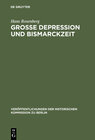 Buchcover Grosse Depression und Bismarckzeit