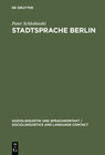 Buchcover Stadtsprache Berlin