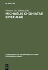 Buchcover Michaelis Choniatae Epistulae