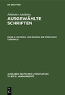 Buchcover Johannes Adelphus: Ausgewählte Schriften / Historia von Rhodis. Die Türckisch Chronica