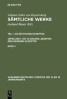 Buchcover Johann Geiler von Kaysersberg: Sämtliche Werke. Die Deutschen Schriften.... / Die deutschen Schriften