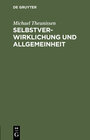 Buchcover Selbstverwirklichung und Allgemeinheit