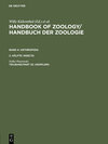 Buchcover Handbook of Zoology/ Handbuch der Zoologie. Arthropoda. Insecta / Anoplura