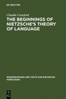 Buchcover The Beginnings of Nietzsche's Theory of Language