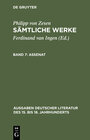 Buchcover Philipp von Zesen: Sämtliche Werke / Assenat