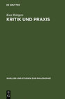 Buchcover Kritik und Praxis