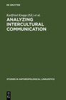Buchcover Analyzing Intercultural Communication