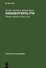 Buchcover Angebotspolitik