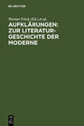 Buchcover Aufklärungen: Zur Literaturgeschichte der Moderne