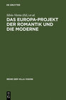 Buchcover Das Europa-Projekt der Romantik und die Moderne