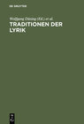 Buchcover Traditionen der Lyrik